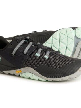 Merrell  Women's Trail Glove 6 Trail Running Shoes, Black  Women Size 7.5  NWT